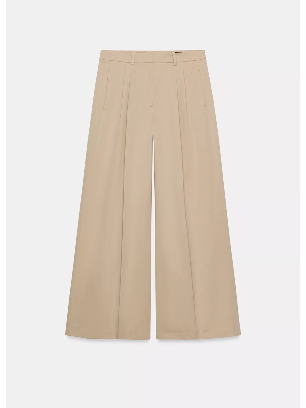 Zara Wide Leg Pants in Beige - Picture 8 of 14